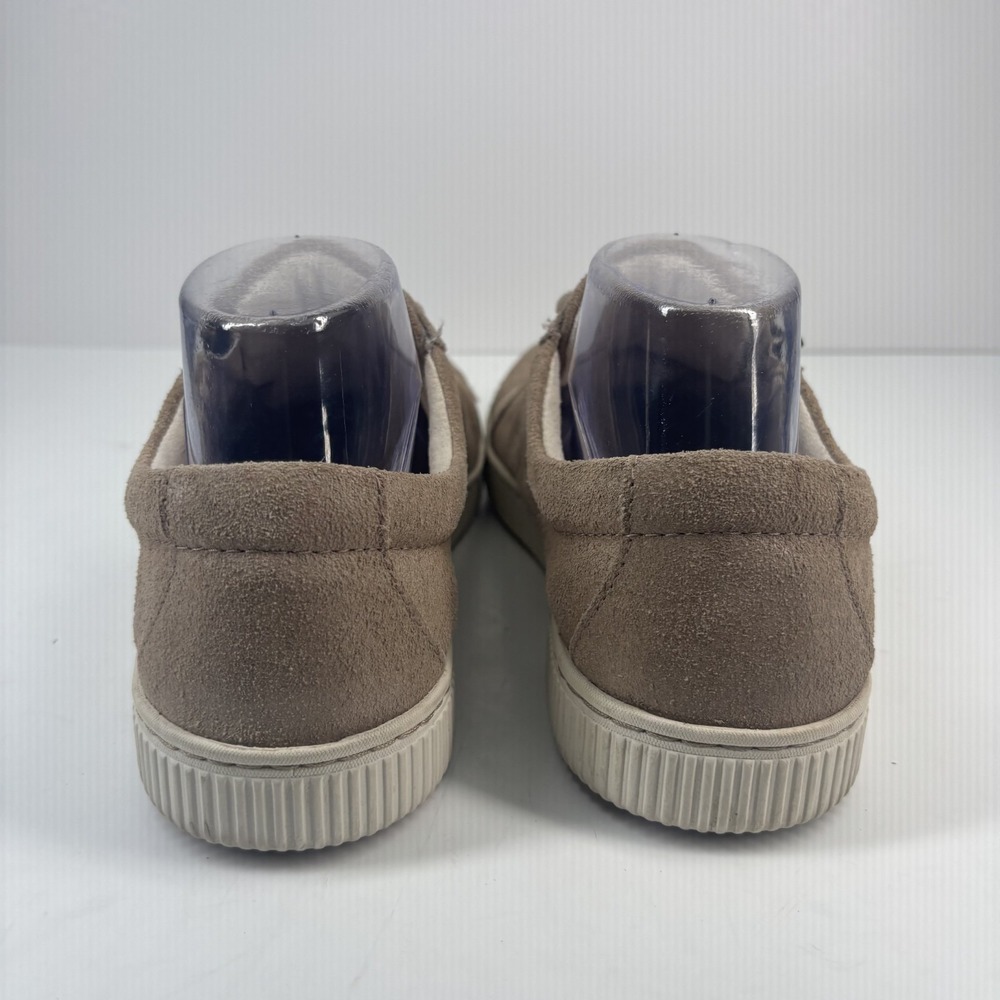 Born Tamara Women's US 10M Taupe Suede Low-Top Casual Sneakers Lace-Up Side Zip - Picture 4 of 16